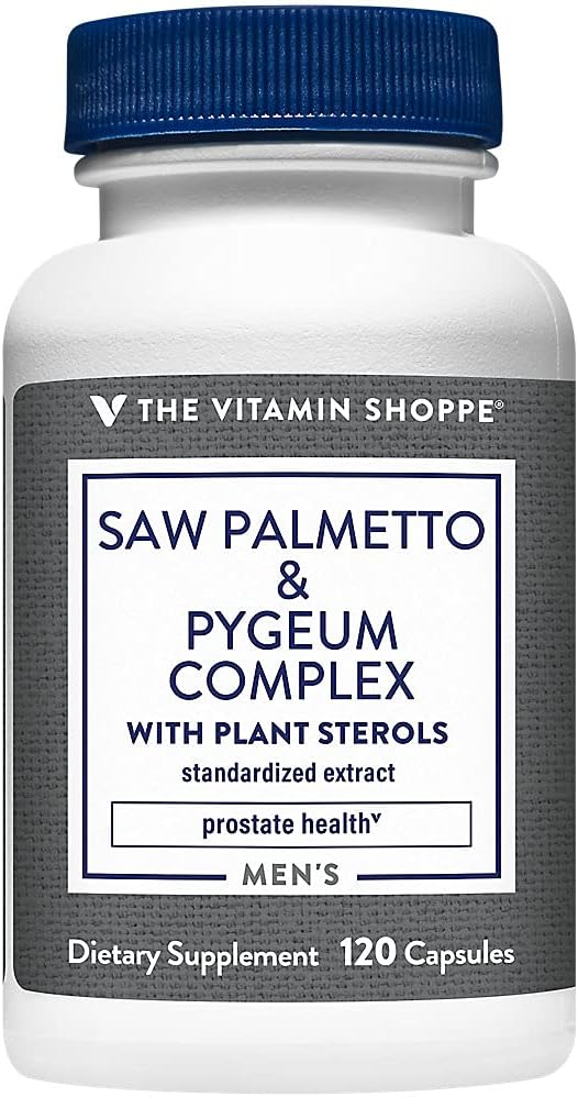 ויטמין Shoppe Saw Palmetto & Pygeum Complex (120 קפסולות)
