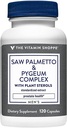 ויטמין Shoppe Saw Palmetto & Pygeum Complex (120 קפסולות)