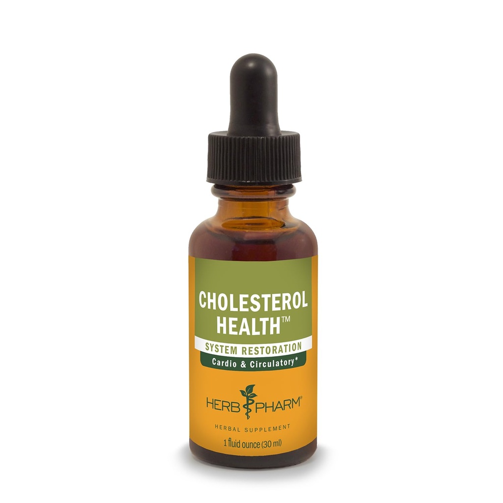 Herb Pharm Cholesterol בריאות צמחי פורמולה עבור Cardiovascular ו- Circulatory תמיכה - 1 Ounce