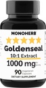 MONOHERB Goldenseal Extract 1000 מ"ג - 90 קפסולות צמחוניות