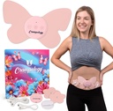 הקלה ורוד-Period Cramps Pain Relieving התקן, Cramp עיסוי עבור Menstrual ו-Back Ache, מפחיתה את Endometriosis Discomfort, PMS יחידה, Wireless או Wired, תמיכה מחזורית טבעית