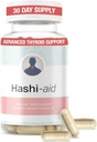 IBDassist TM Hashi Aid Thyroid Support for Women & Men - תוסף Thyroid עבור מחלת Hashimoto ו Hypothyroidism * - ארוז עם Ashwagandha, Selenium, Zinc, ויטמינים חיוניים ועוד - 30 קפסולות