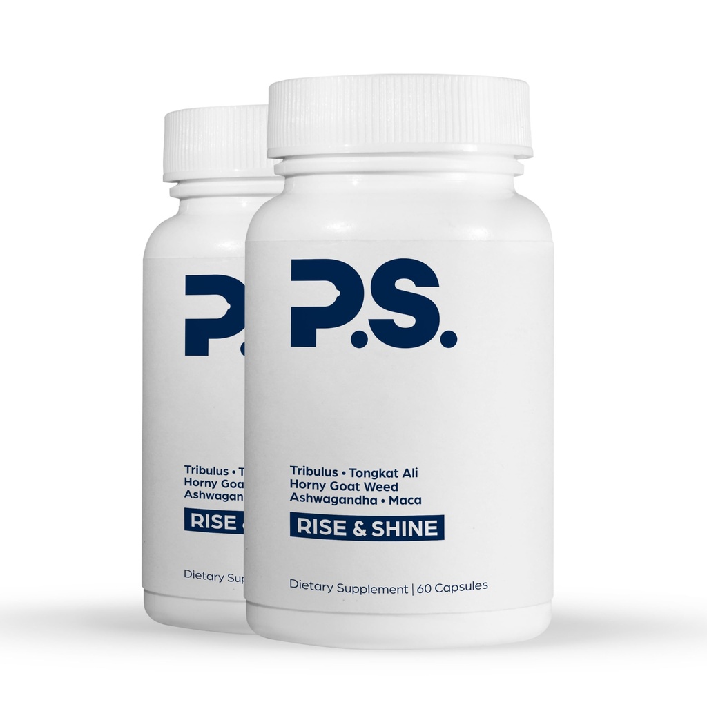 טסטוסטרון טבעי PS Booster לגברים - Premium D3 ו- Zinc תוספים לגברים עם Tribulus, Hory Goat Weed ו-טונגקאט עלי - Test Booster and Energys (120 קפסולות)