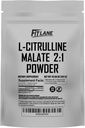 L Citrulline Malate 2 1 אבקה 300 גרמות - Bulk Ingredient - טופס חינם Amino Acid Pre Workout תוסף - Raw ו Pure ללא תוספות על ידי Fit Lane Nutrition.