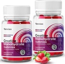 yanxiao Creatine Monohydrate חניכיים 5g עבור גברים ונשים, Anti-Melting פורמולה, סוכר חינם Creatine צ 'ws עבור צמיחה שרירים וכוח, מכיל ויטמין C וחומרים מזינים אחרים ( Count)