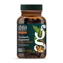 גאיה Herbs Turmeric העליון כוח אקסטרה - תמיכה Occasional Swelling מלבוש רגיל ו Tear - עם כורכום Turmeric ו Black Pepper - 120 טבעוני נוזלי Phyto-Capsules (עד 120 ימים אספקה)