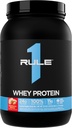 כלל 1 חלבון Whey - 24g Fast-Acting חלבון ממקורות All-Whey עם באופן טבעי Occurring EAAs & BCAAs for Workout Recovery or Anytime Use (2 פאונד)