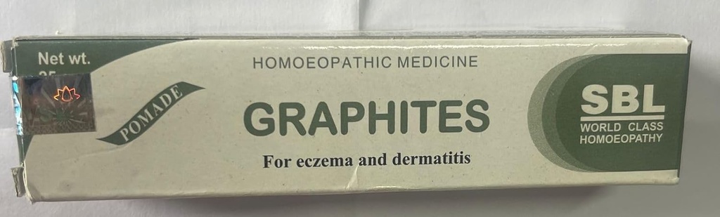 SBL Homeopathic Graphites Ointment (25g), שימושי אקסמה (Wet and Dry), Dermatitis,