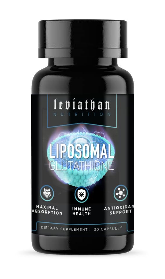Loathan Nutrition Liposomal Glutathione קפסולות, 30 Count, Maximal Absorption, Immune Health, Antioxidant Support