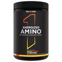 כלל 1 אנרגיהzed Amino - כל עת אנרגיה ושיקום תמיכה עם BCAAs, Glutamine, Citrulline, Beta Alanine, וקפאין של קפה ירוק & תה צץ (30 משרתים, Peach מנגו)
