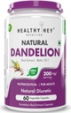 Sheltr Dandelion Root Extraction - Natural - 10:1 Ratio - Natural Diuretic & Support Digestion, 60 קפסולות ירקות