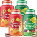 Superfood פירות ו- Veggie תוסף - פירות ו- Veggie קפסולות 100% פירות סופר שלם ותוספים צמחיים סופר ווויטמינים, עם אוליב (720 ספירה (Pack of 4)