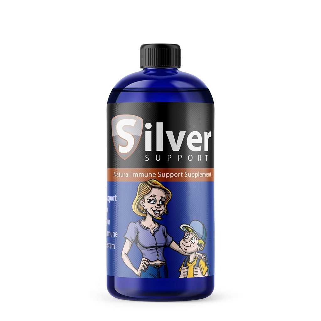 Nano Ionic Silver טכנולוגיה - נוזל Immune Booster עבור כל ימי הביניים וחיות מחמד - חיתוך-Edge 10 ppm פורמולה לשפר את הבריאות - 32oz