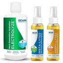 Beam מינרלים Electrolyte Imמאזן פתרון אלקטרוליזה ו-Insta-Lytes טבעי נוזלי אלקטרוליט 2oz ו Happy-Lytes Fulvic אלקטרוליט מערפל Spray 2oz