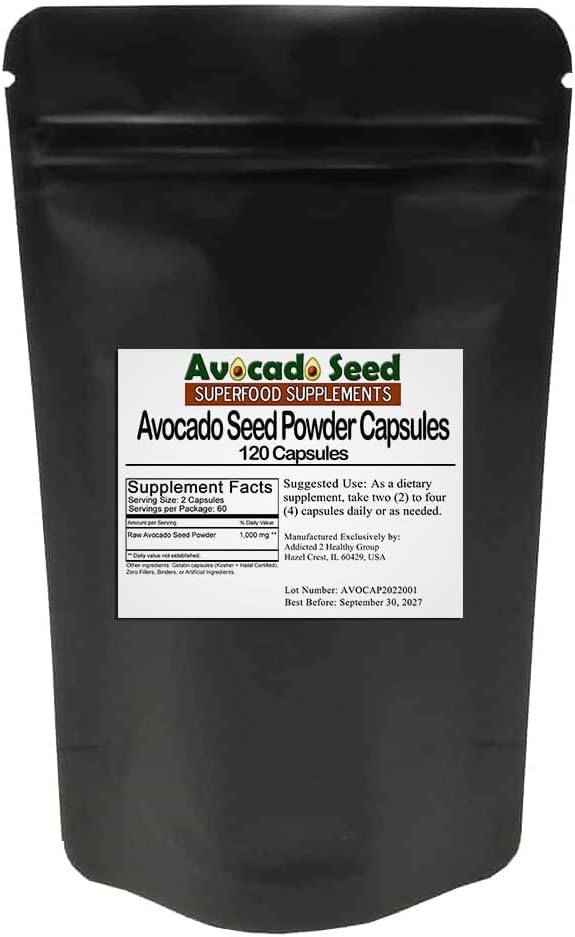 Avocado Seed כמוסות - 120 הרוזן