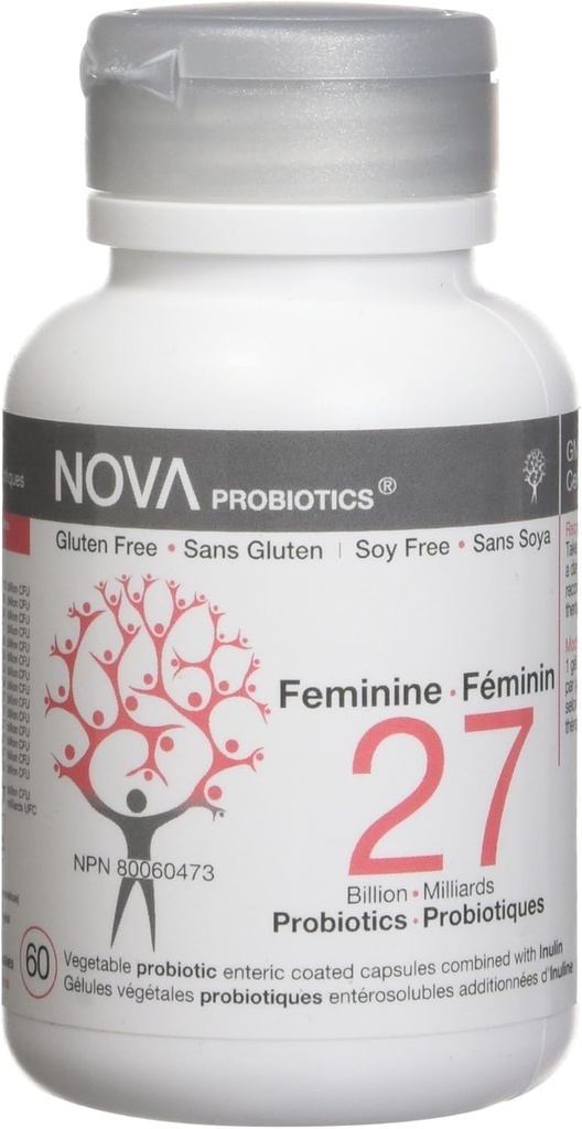 נובה פרוביוטיקה Feminine 27 מיליארד 60 Vcaps