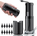 האוזן Wax Removal - אלקטריק אוזן נקי יותר, ערכת ניקוי אוזניים עם 5 מצבי לחץ, בטוח ויעיל ניקוי אוזניים כלי, מערכת השקיה של האוזן עם USB Rechargeable