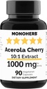 MONOHERB Acerola Cherry לחלץ 1000 מ"ג - 90 קפסולות