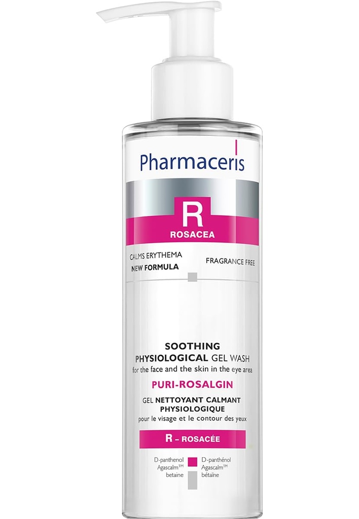Pharmaceris R - PURI-ROSALGIN פנים ג'ל לשטוף עבור עור רוזסה (200 מ"ל) על ידי ד"ר אירנה אריס - Pharmaceris Rris R