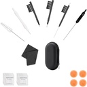 Phitunry 52-Piece Hearing Aid ניקוי אביזרים להאזנה ל-PC Audio Case Pocket Size עם ניקוי כלי Brush, קפסולות יבשות, Audio Wipes, Deer Velvet Cloth ו-Wide Travel Case(קטן)