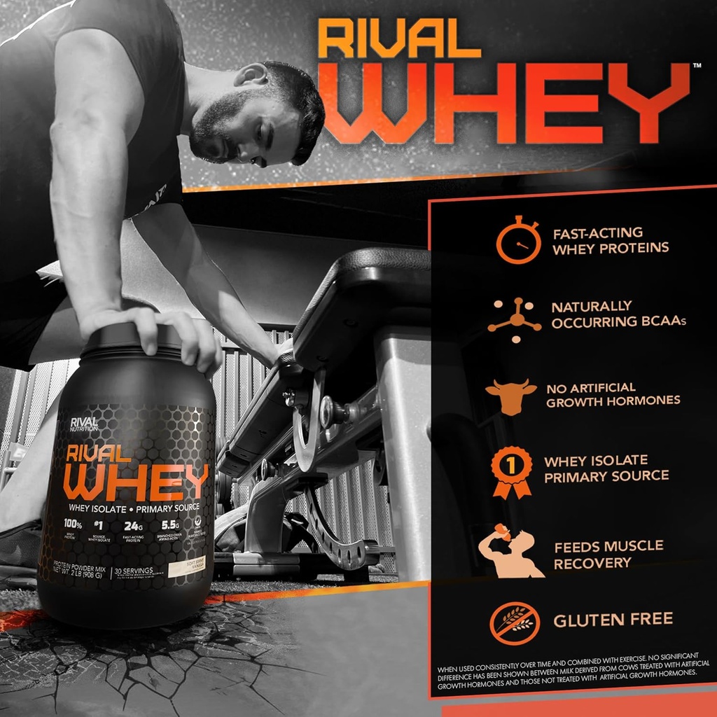 Rival Nutrition Rival Whey - פריי Cereal, 5lbs