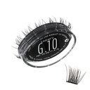 Lashify Gemini 10mm Gossamer Lashes בשחור, Easy DIY שקר Lashes עבור וולמומיות, Wispy ו- Playful Lookful