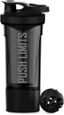 Artoid Mode Fitness Workout Sports חלבון Shakerבק 24Ounce, טכנולוגיית שילוב כפולה עם Shaker Balls & Mixing Grids Included, Twist and Lock Protein Box Included