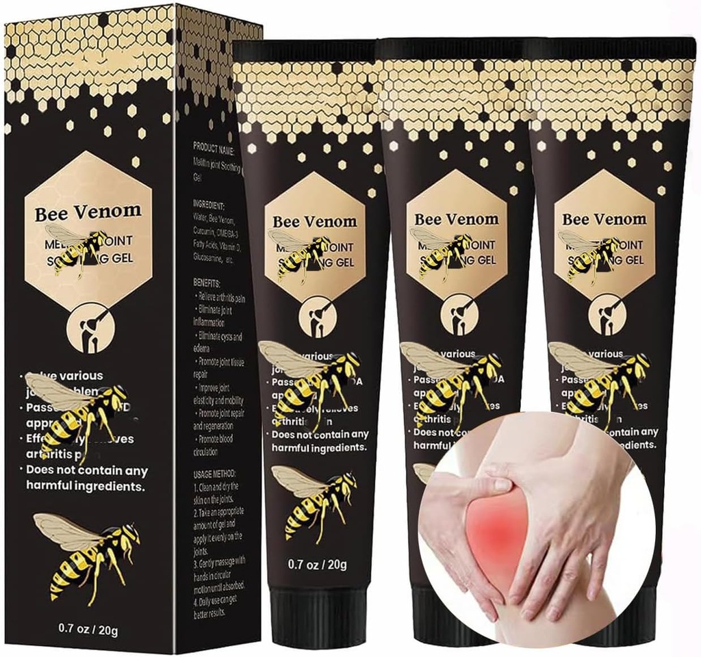 Bee Venom Relief Cream, Joint & השרירים Soothing Bee Venom Cream, Newzealand Bee Venom Gel