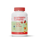 SmartyPants Kids Multivitamin Gummies ותוסף סיבים: ויטמין D3, C, ויטמין B12, B6, A, Zinc, biotin, Inositol, סיבים מסטיקים, שלושה פירות פלאטורים, 120 Count (30 יום אספקה)