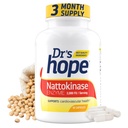 Nattokinase 2000 FU - תוסף Nattokinase תומך Cardiovascular בריאות דם בריא Circulation - non-GMO, Gluten-Free, 90 Veggie קפסולות, המיוצר בארה"ב