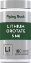 Piping Rock Lithium Orotate תוסף