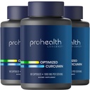 ProHealth Turmeric Curcumin תוסף: 285 Times More Bioavailable - פותח על ידי נוירו-מדעיסטים. 1000 מ"ג הצטבר Longvida Curcumin לחלץ Per Serve (60 X 500 מ"ג קפסולות Per Bottle) (3 Pack)