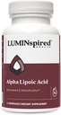 LUMINIRED HEALTH Alpha Lipoic Acid 600 מ"ג CR עם biotin 500mcg עבור Better Absorption, 60 טבליות טבעוניות, תומך בתפקוד אנטי-חמצן, Glucose Metabolism ותוספת בריאה של עצבים, Gluten Freeten Free Freeten Freeten Freeten Freeten Freeten Freeten