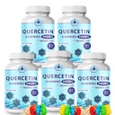 Quercetin Gummies - Quercetin with Bromelain ויטמין C + Zinc ויטמין D3 - תוספי Quercetin 900mgs - Quercetin עבור ילדים ומבוגרים (5)