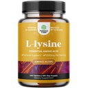 Natures Craft L Lysine 1000 מ"ג תוספי תזונה לשרת - L-lysine Essential Amino Acids for Eye Health Lip Careעצמות תמיכה Immune System growth and Vegetarian Collagen 240 טבליות