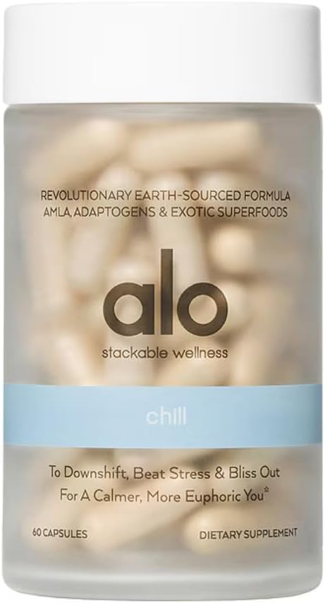 Alo Chill קפסולות מרגיעה תוסף אשר תומך Calmness וקלילות נפשית