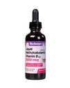 Bluebonnet נוזל Methyhydrobalamin ויטמין B12 5000 mcg Active Coenzyme Form של ויטמין B 12 נוזל טיפות אנרגיה תוספת עבור נשים וגברים - טבעוני, Gluten-Free - Raspberry Flavor - 2 Fl Oz Oz