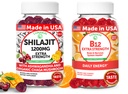 לונהקאי ארה"ב עשתה Shilajit & B12 מסטיקים נוספים כוח נוסף בונדלה - אנרגיה, פוקוס, ו-Daily Wellness - טבעוני & טעים
