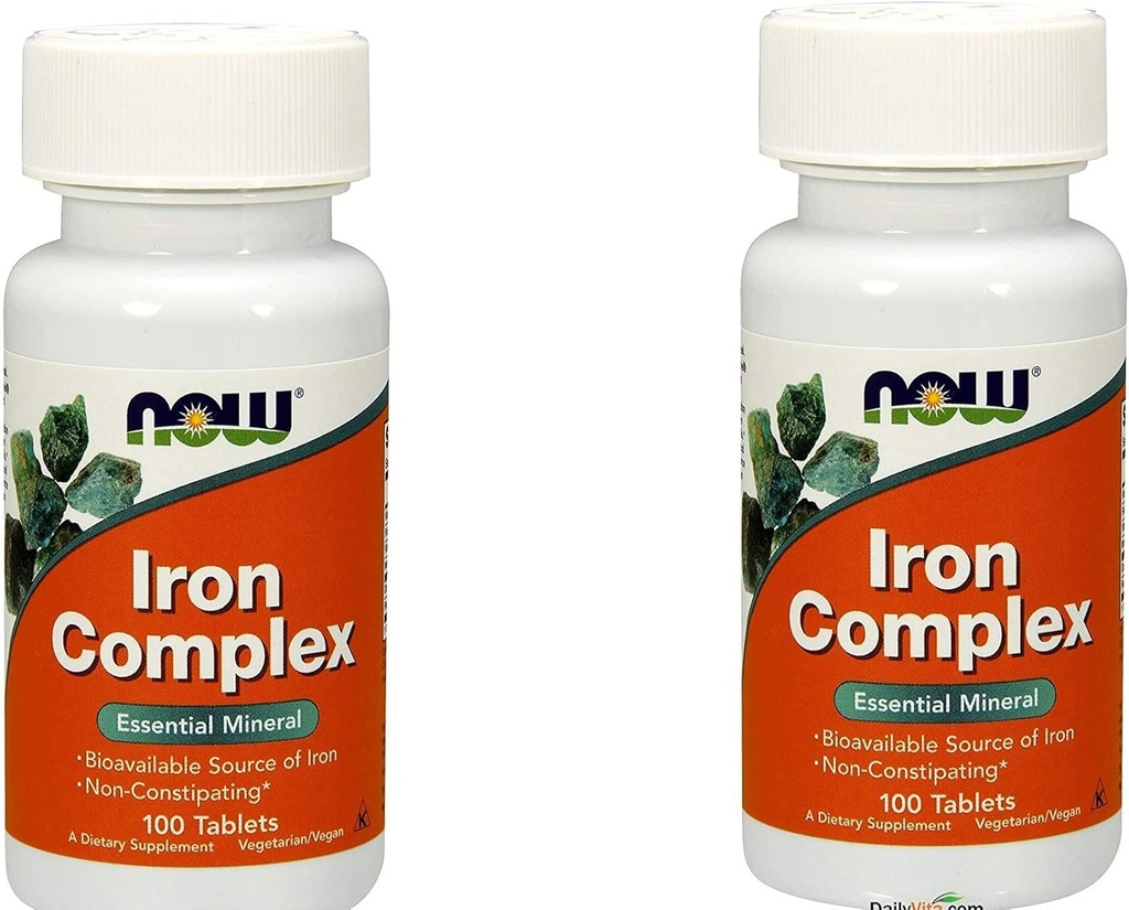 2 בקבוקי מזון עכשיו IRON COMPLEX 100