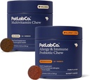 PetLab Co. – Allergy & Multivitamin Bundle: Once Daily Tailored Seasonal Allergy Support for Dogs 30 Count & dogs ותוספים לתמיכה הכוללת של בריאות ומערכת החיסון 30