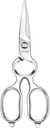 LIVINGO Kitchen Forged Shears Heavy Duty Come Apart Ultra Sharp Multi-function Stainless Steel Scisorsבק Opener, Nut Cracker 8.5 אינץ'