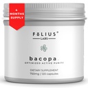 Bacopa Monnieri כמוסות 750 מ"ג - תוסף צמחי עם 40% Bacosides Bacopa Monnieri - עוזר לתמוך זיכרון ויכולת קוגניטיבית - 120 קפסולות
