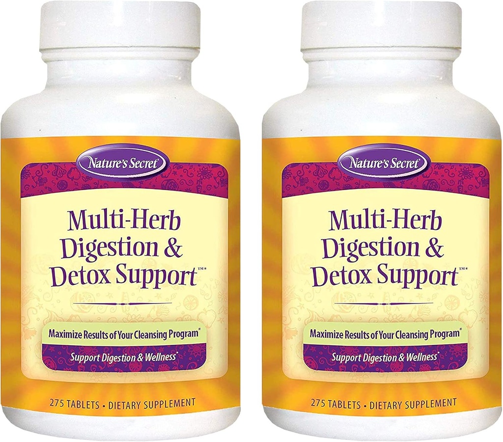 The Secret Multi-Herb Digest & Detox Support - 275 טבליות - 2 Pack