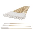 6 Inch Long Cotton Swabs של בינוני וחיות גדולות ניקוי או איפור 100pcs
