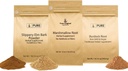 מקור: OrIGINAL INGREDIENTS Slippery Elm Bark, Marshmallow Root, Burdock Root Bundle, 1 lb כל, אבקה, Herbals תוסף