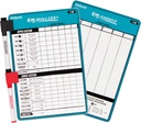 GoSports Dry Erase Rollzee & Farkle Scoreboard - גודל ענק עם 2 Pens