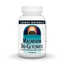 מקור Naturals Magnesium Bis-Glycinate, High Bioavailable Chelate*, צ'אד עבור Absorption מוגברת, 200 מ"ג לשרת - 60 טבליות