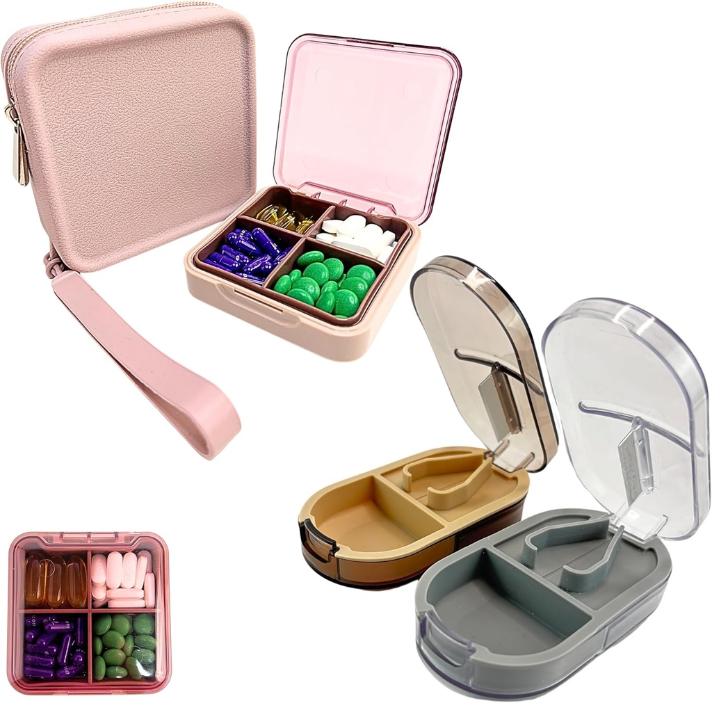 גלולת גלולות ו- Pill Cutter Splitter Set