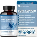 תוסף Calcium לנשים וגברים - Calcium Citrate & hydroxyapatite + ויטמין D3 K2 Magnesium Zinc & More for Complete Bone Health, 180 טבליות